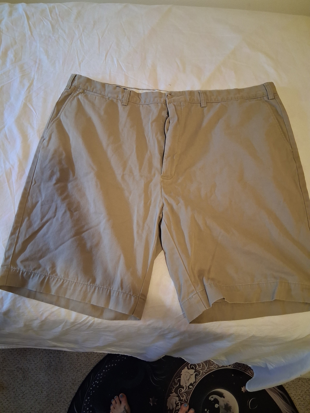 Ralph Lauren Classic Tan Flat-Front Men's Shorts